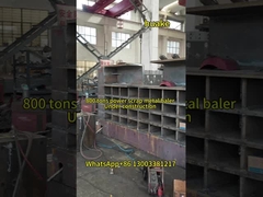 স্ক্র্যাপ স্টীল প্রেস ব্যালার মেশিন 800 টন শক্তি ভারী দায়িত্ব স্ক্র্যাপ বান্ডেল প্রেস মেশিন